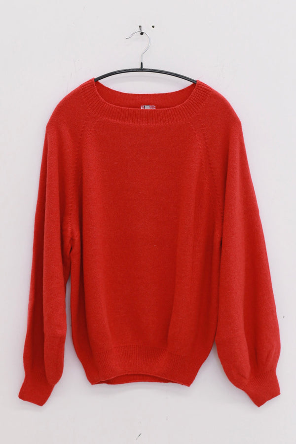 BASERANGE 25 Autumn/Winter Sweater France BAS-PUSOS-RC-AU25-MELOGRANO RED